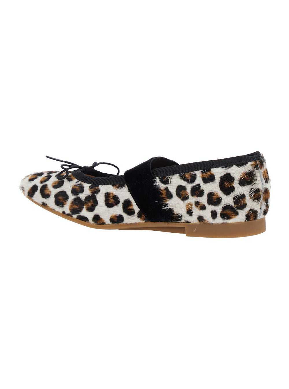 Pom D'Api Leopard-Print Rubber Ballet Flat — Multicolor, view 3