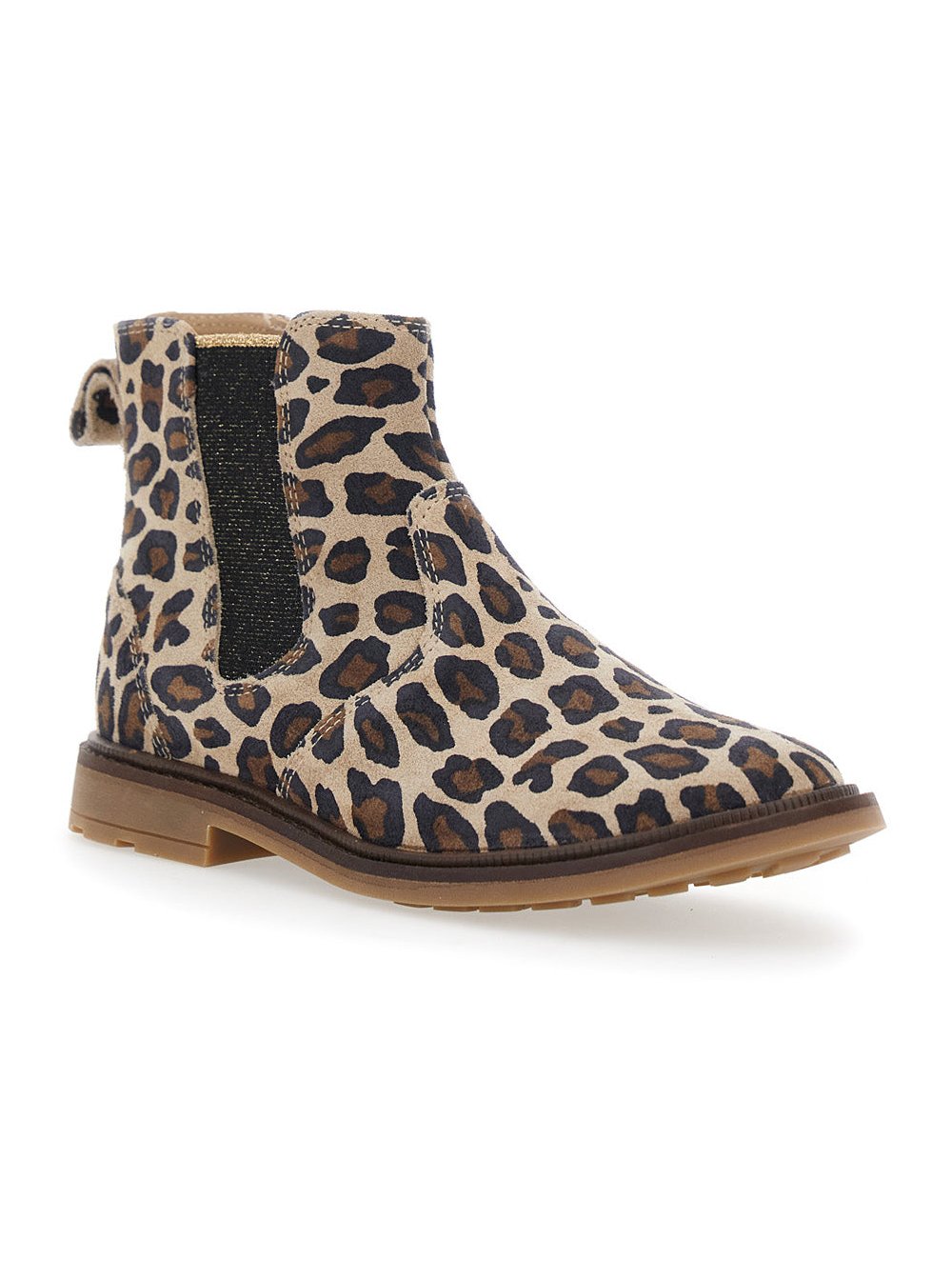 Pom D'Api Leopard-Print Rubber Ankle Boot — Multicolor, view 2