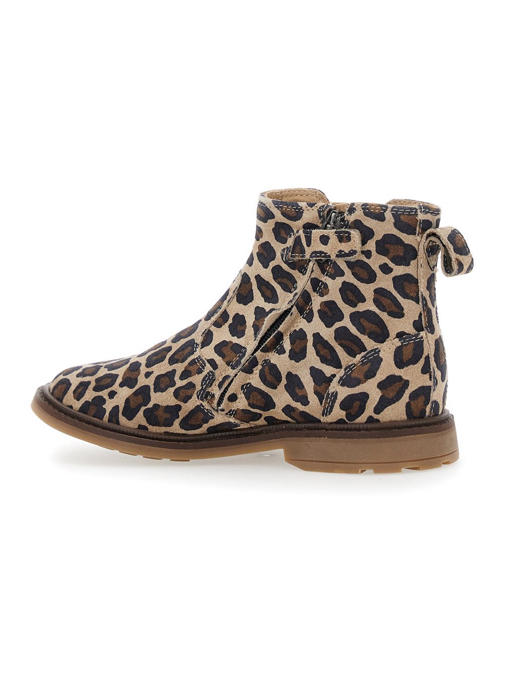 Pom D'Api Leopard-Print Rubber Ankle Boot — Multicolor, view 3