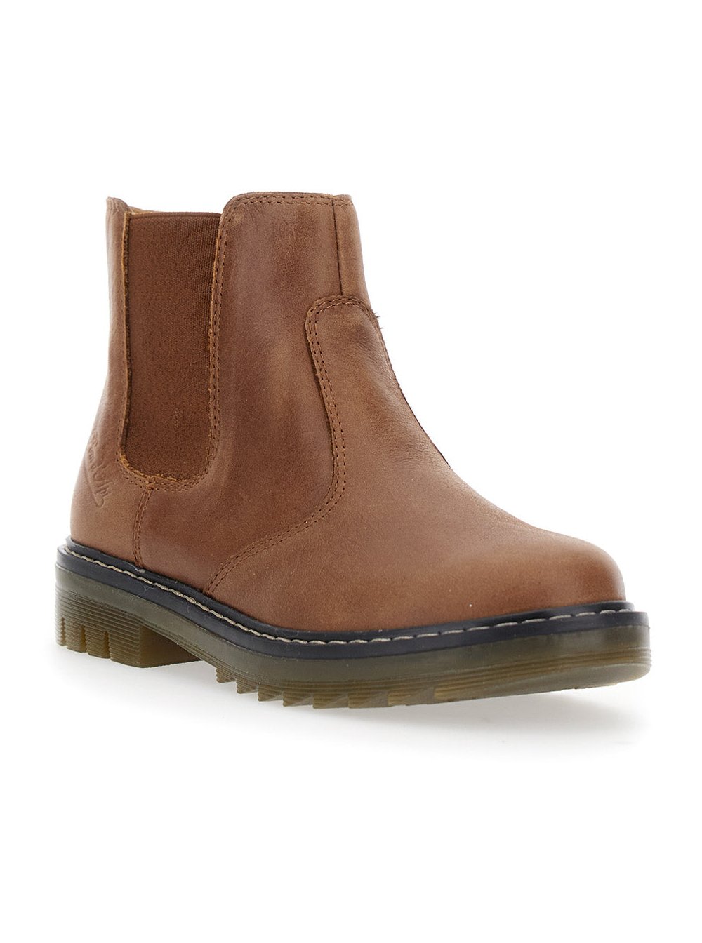 Pom D'Api Nubuck Leather Chelsea-Style Ankle Boot — Brown, view 2