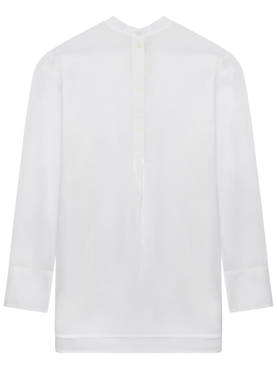 Toteme Cotton Shirt — White by Toteme