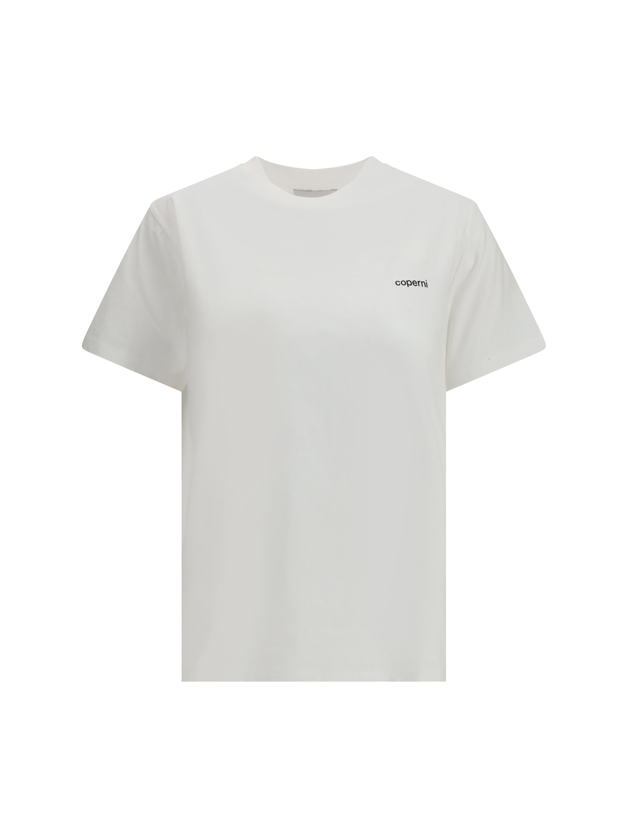 Coperni Logo-Printed T-Shirt — White, view 3
