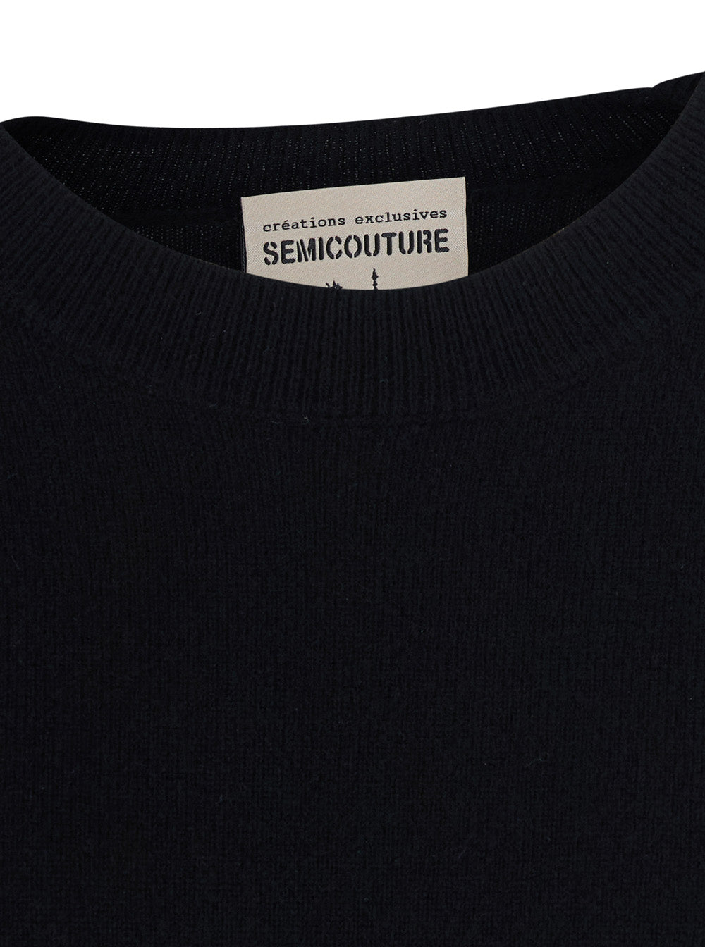 Semicouture Brenda Dress — Black, view 3