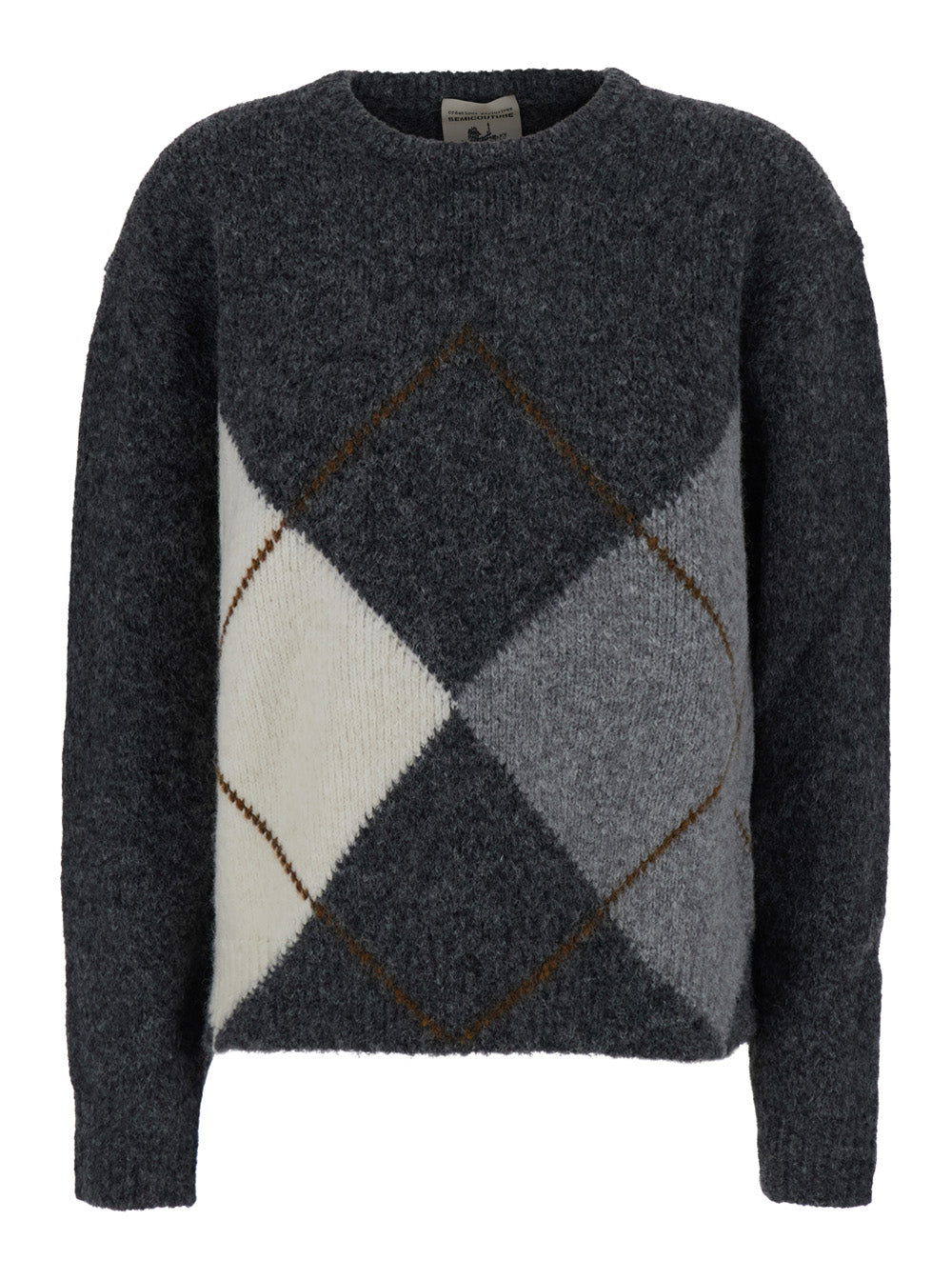 Semicouture Keira Sweater — Gray by Semicouture