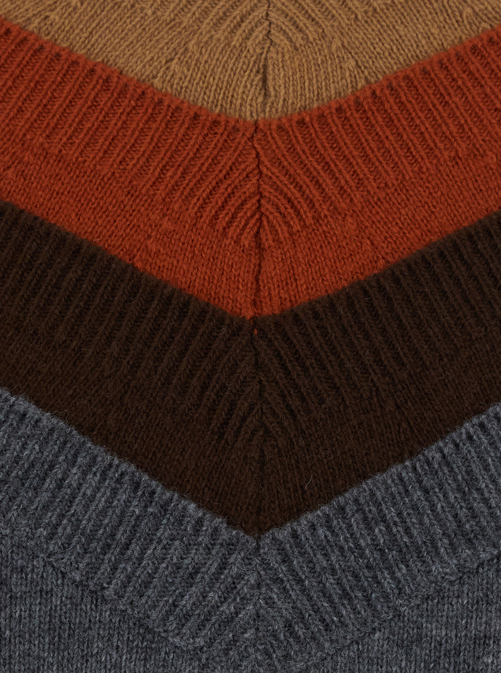 Jucca Colorblock Knit Sweater — Gray, view 3