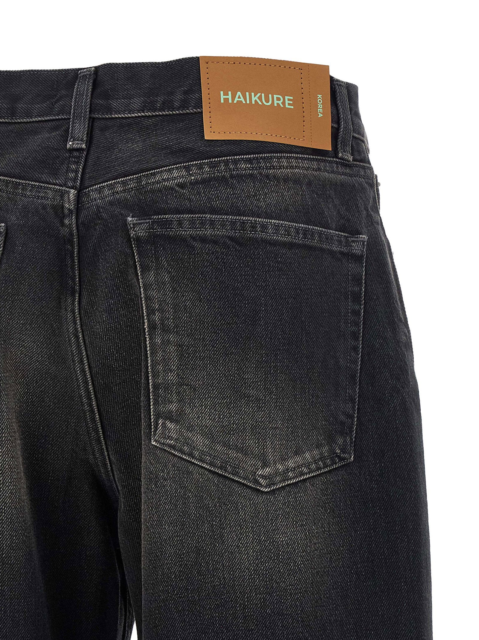 Haikure Korea Jeans — Black, view 4