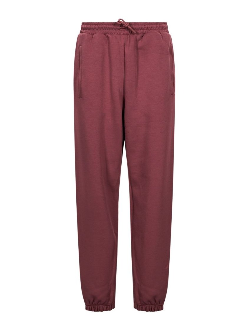 Adidas By Stella McCartney Cotton-Blend Logo Joggers — Burgundy by Adidas By Stella Mccartney