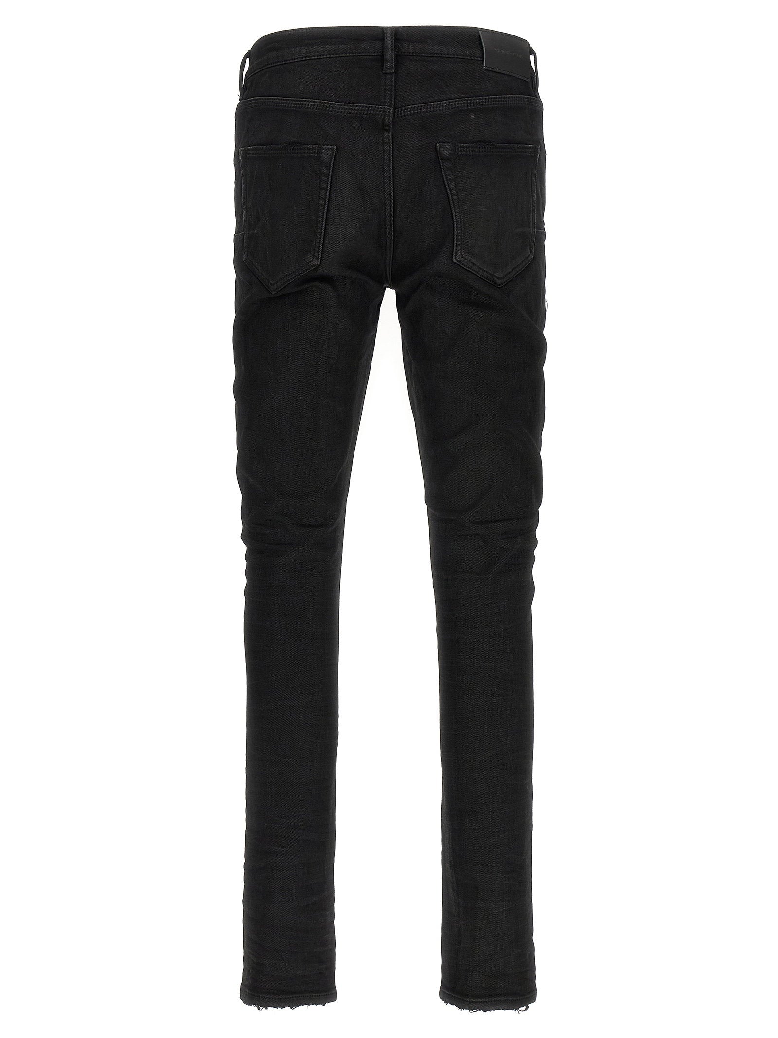 Purple P001 Jeans — Black, view 2