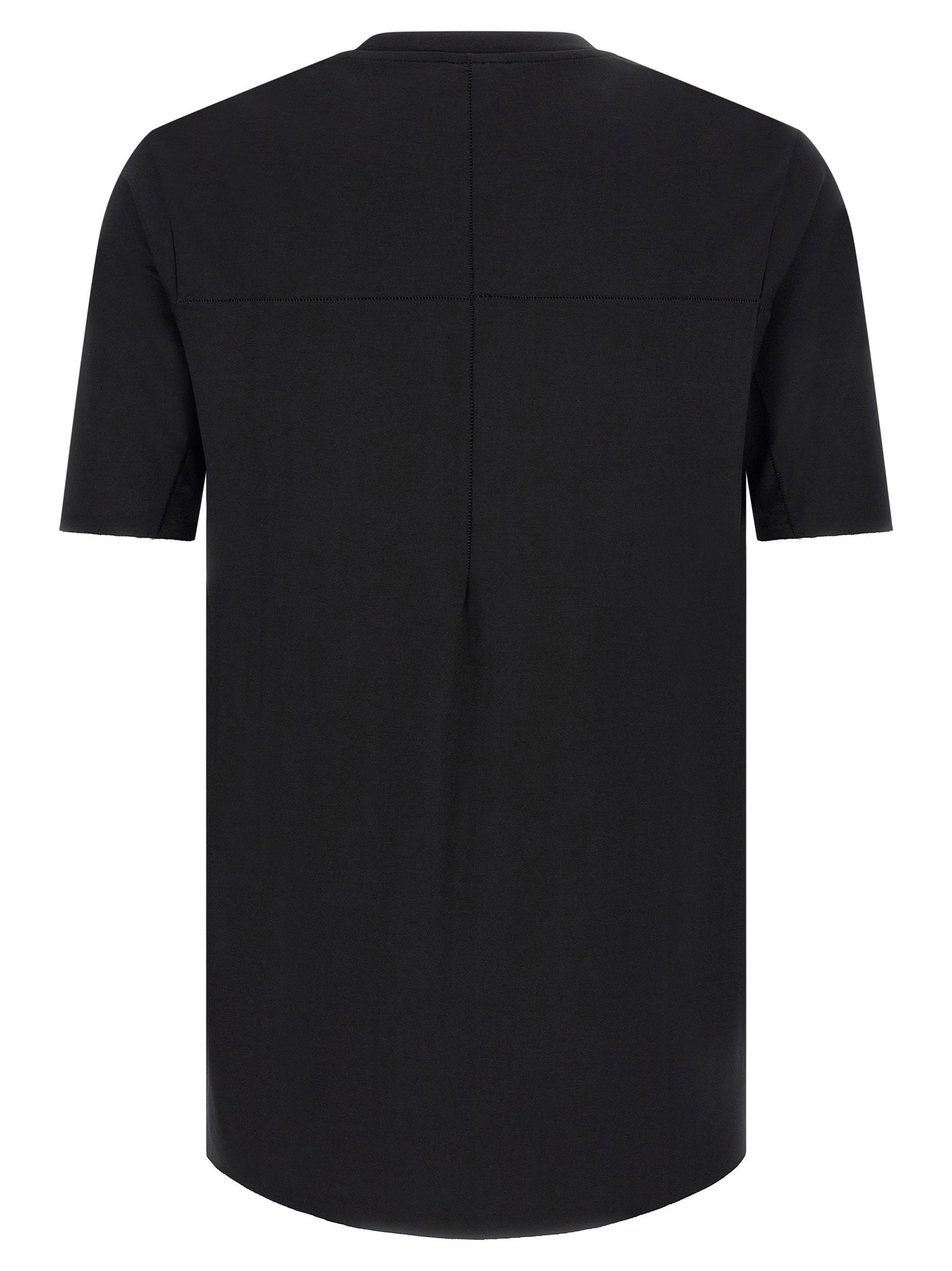 Thom Krom M TS 973 T-Shirt — Black, view 2