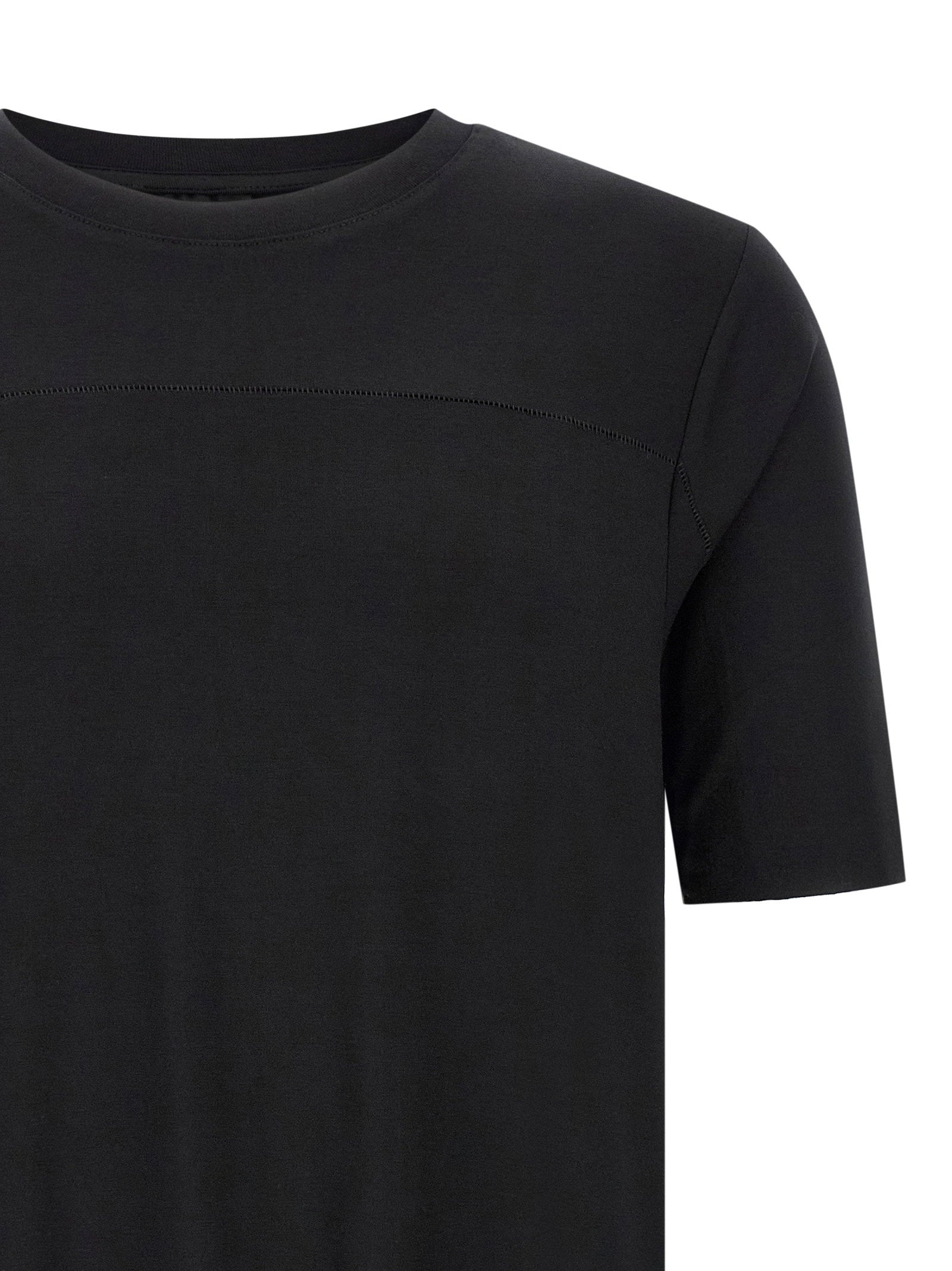 Thom Krom M TS 973 T-Shirt — Black, view 3