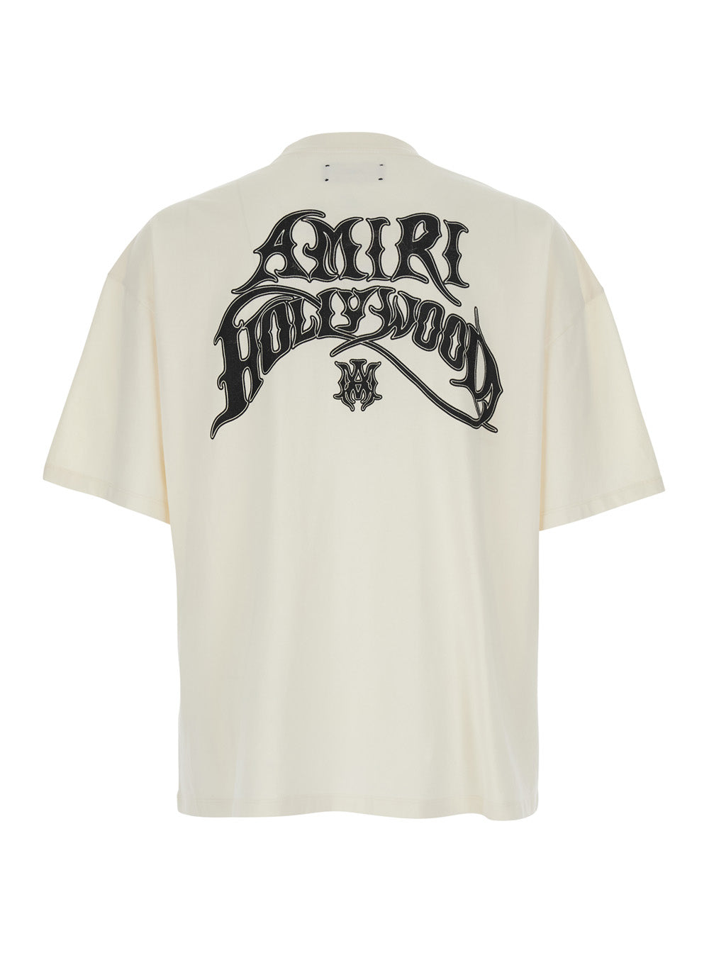 Amiri Logo-Printed Cotton T-Shirt — White, view 2