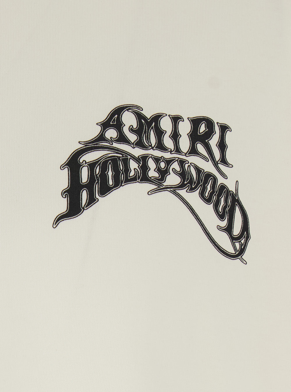 Amiri Logo-Printed Cotton T-Shirt — White, view 3