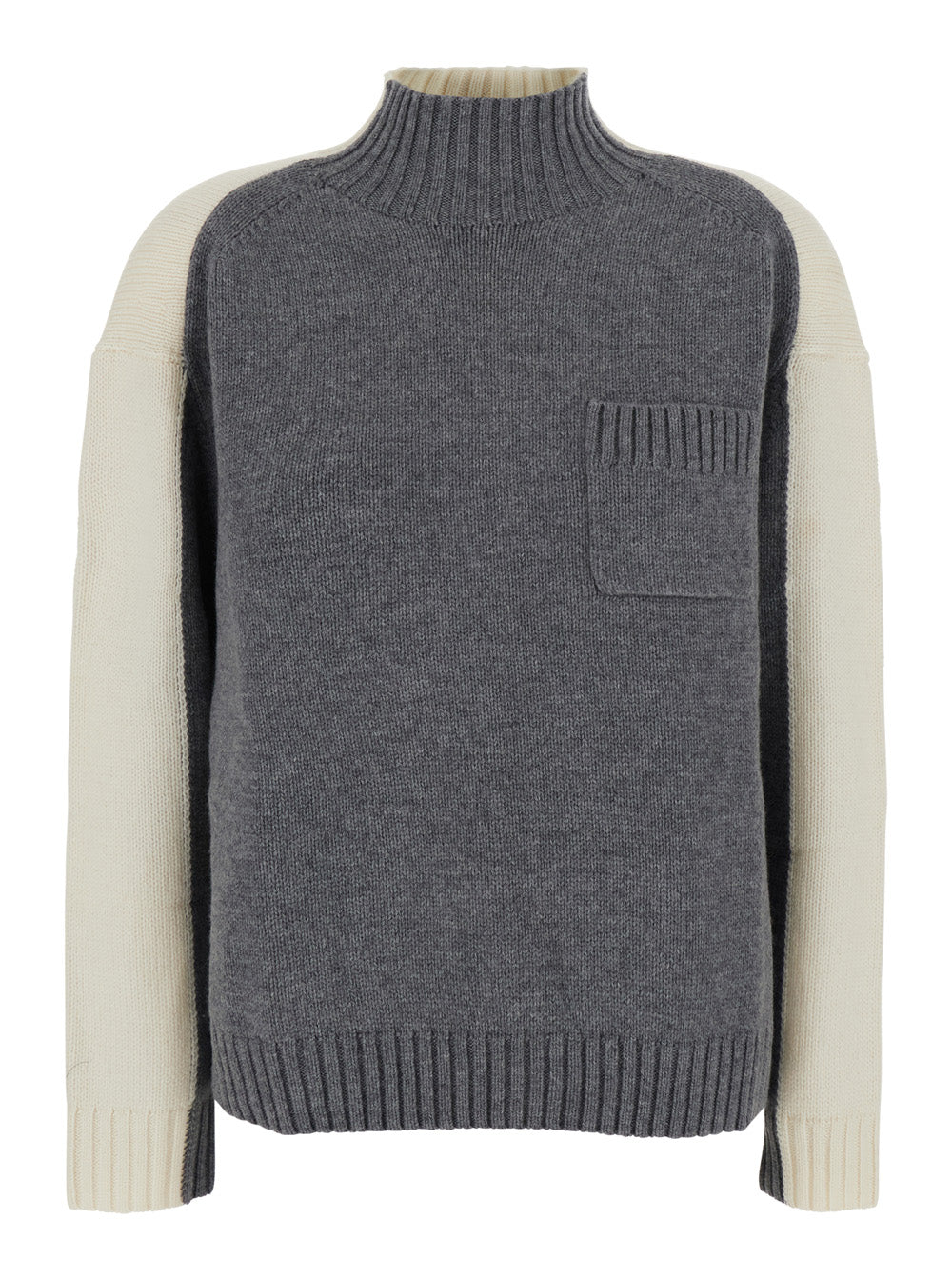 Semicouture Winnie Sweater — Gray by Semicouture
