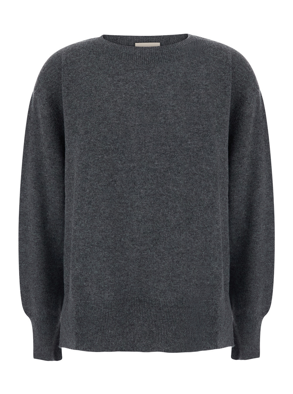 Semicouture Wool-Cashmere Blend Sweater — Gray by Semicouture