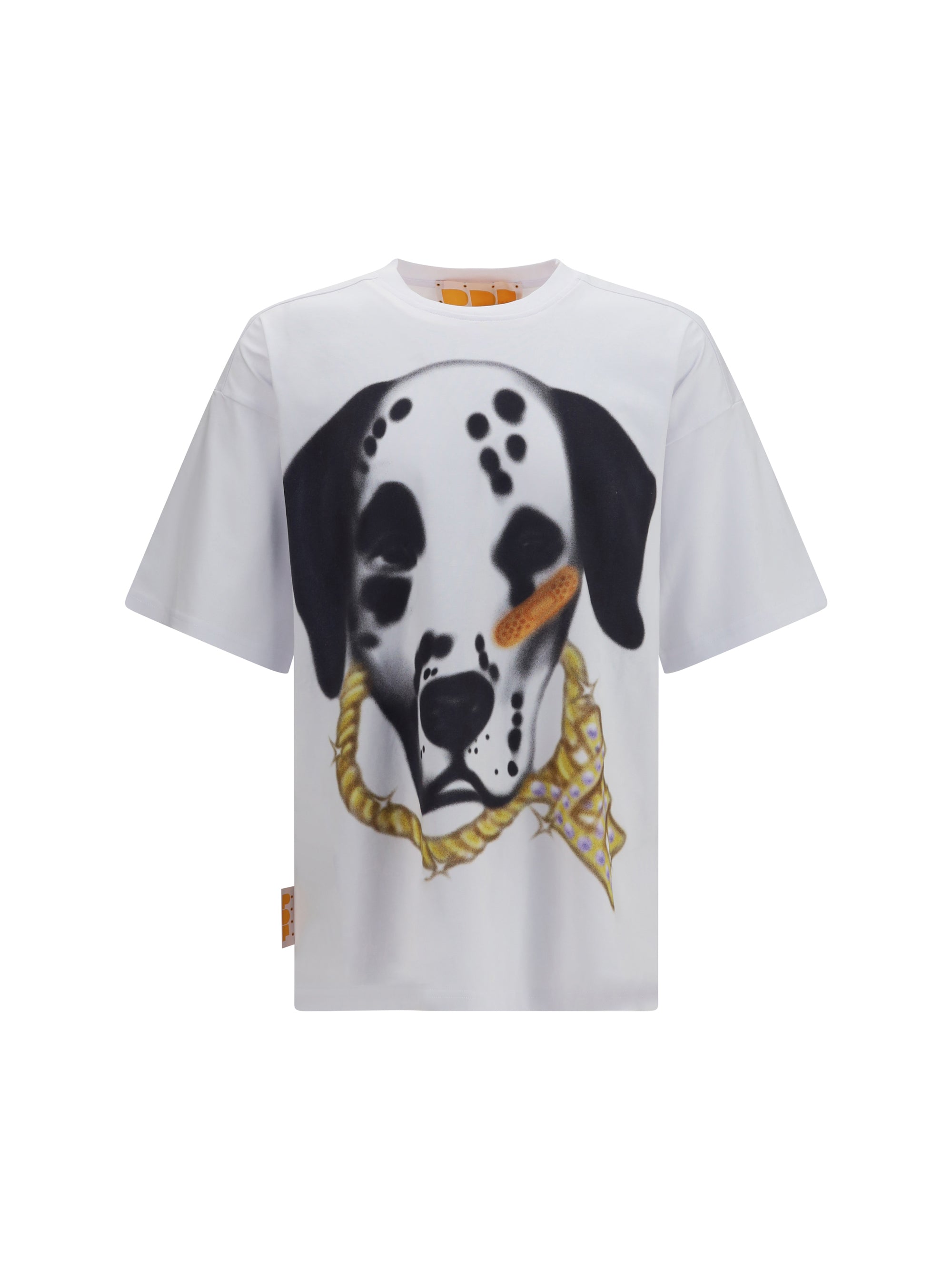 Pdf Channel Graphic Cotton T-Shirt — White, view 2