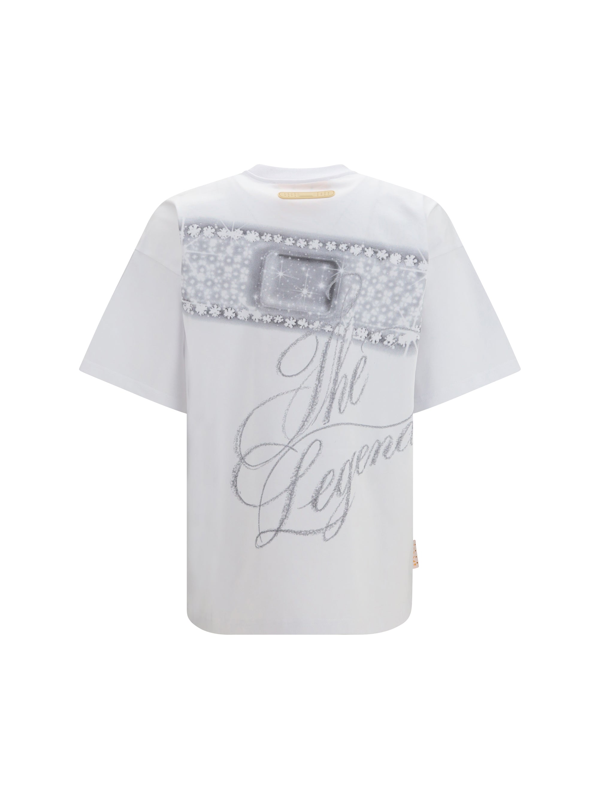 Pdf Channel 3D Graphic Print T-Shirt — White, view 3