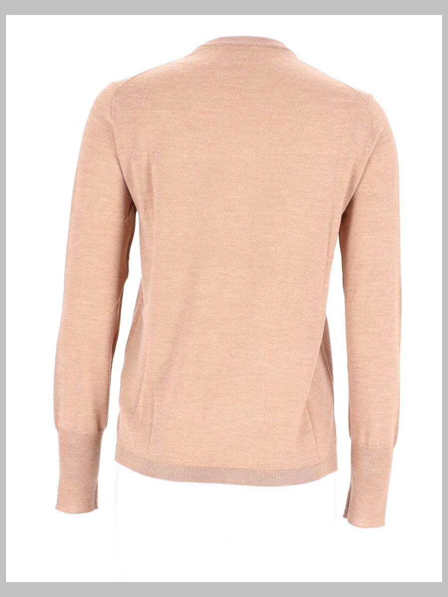 Aspesi Virgin Wool Sweater — Beige, view 2