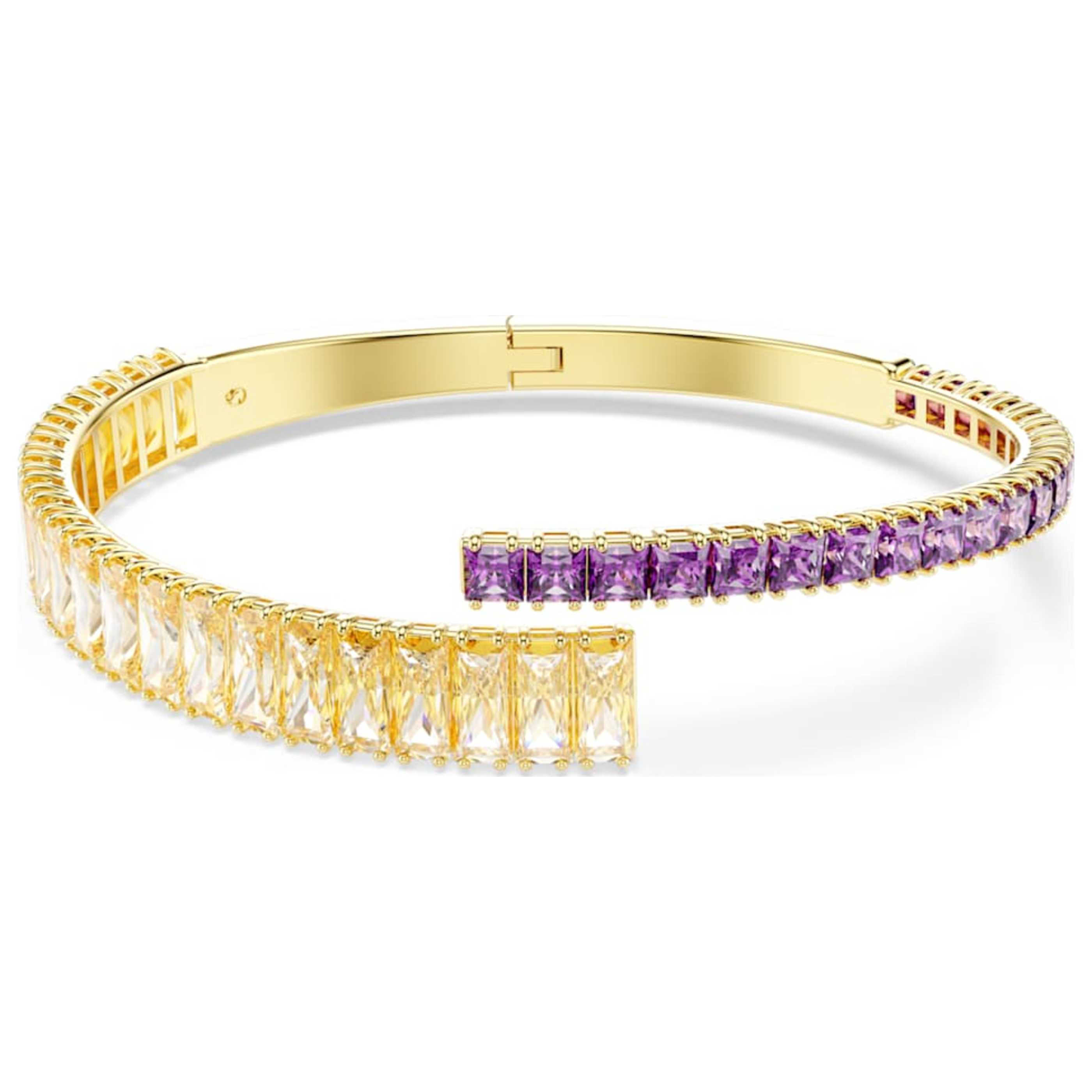 Swarovski Crystal Bangle Bracelet — Gold by Swarovski