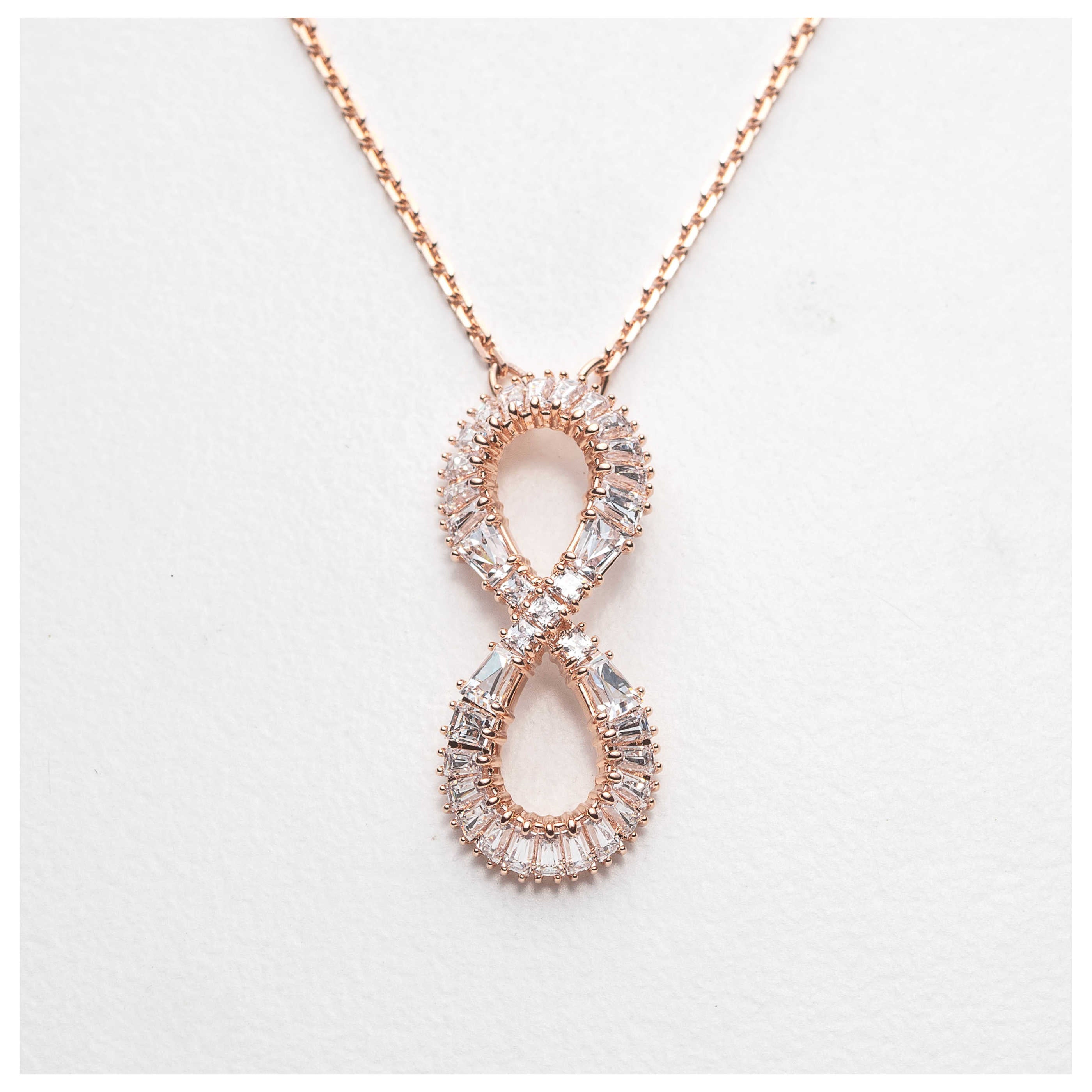 Swarovski Hyperbola Necklace — Rose gold by Swarovski