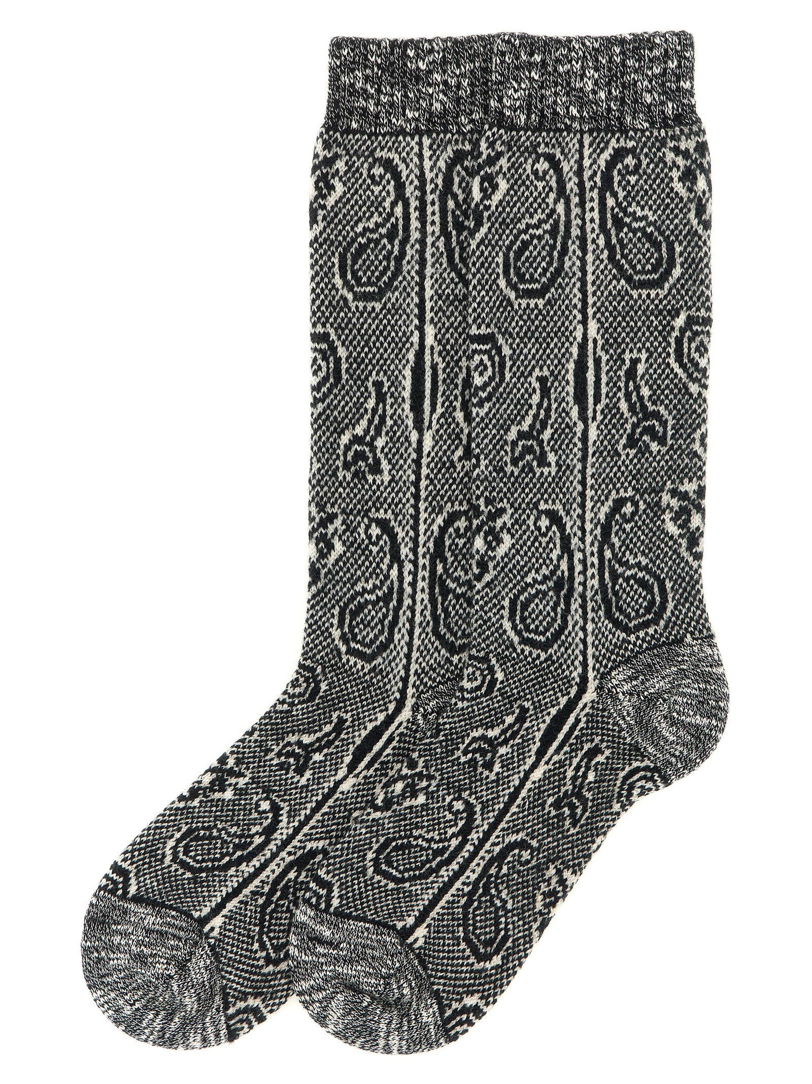 Dries Van Noten Paisley Jacquard Socks - 39-42, view 2