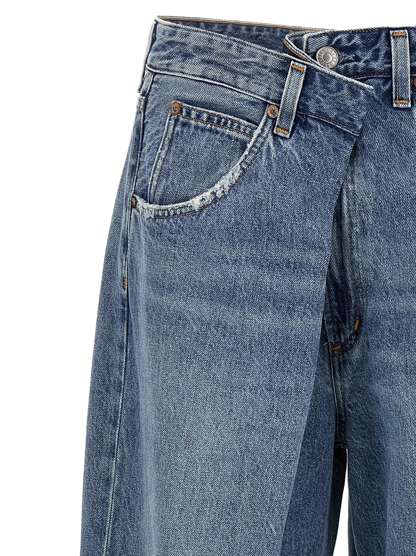 Agolde Vana Jeans — Blue, view 3