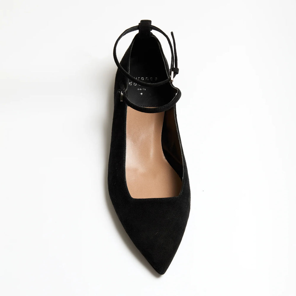 Laurence Dacade Ilona Flat — Black, view 2