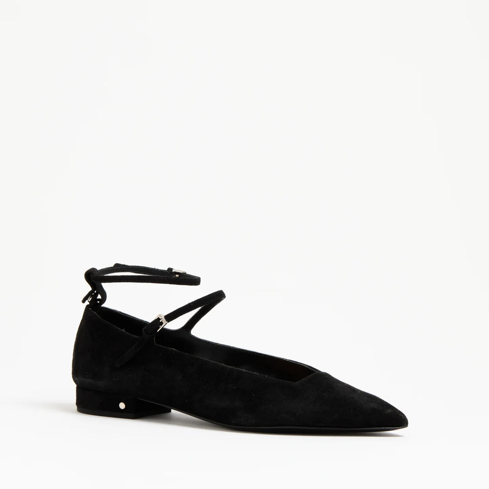 Laurence Dacade Ilona Flat — Black, view 3