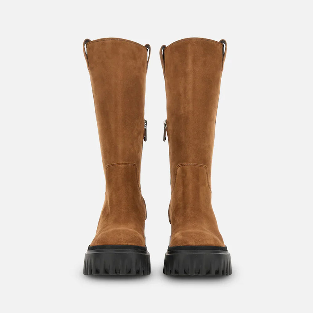Hogan H25 Boots — Caramel, view 4