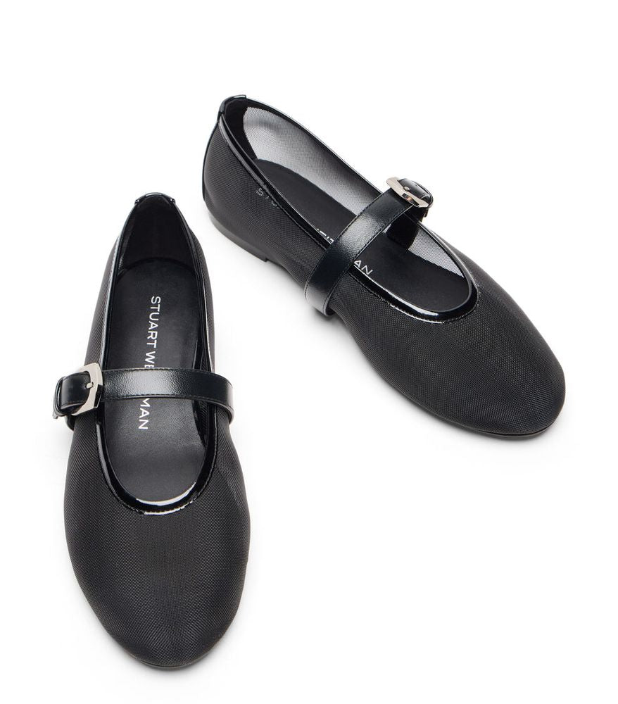 Stuart Weitzman Flat — Black, view 4