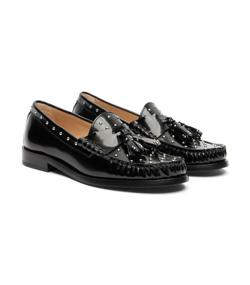 Stuart Weitzman Tassel Loafer — Black, view 2
