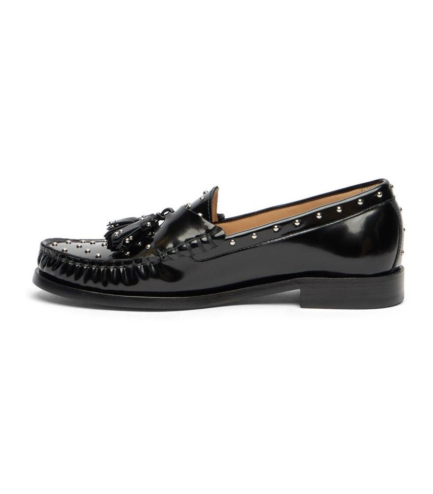 Stuart Weitzman Tassel Loafer — Black, view 3