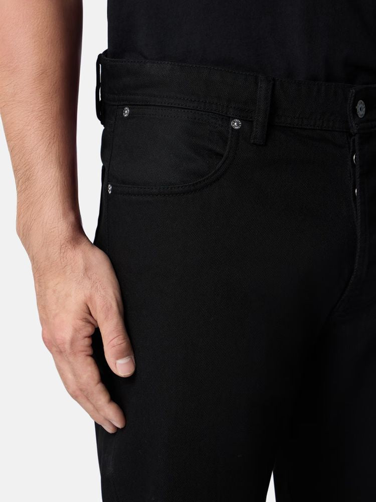 Stone Island Five-Pocket Denim Jeans — Black, view 4