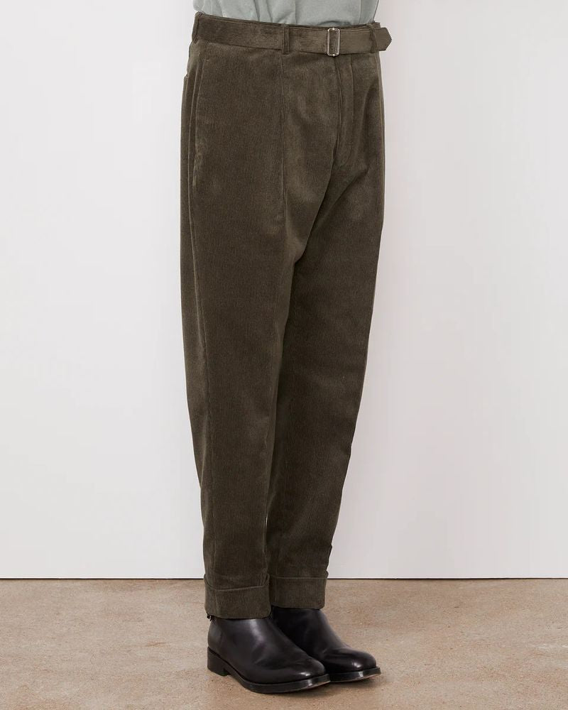 Officine Generale Olive Trousers — Olive by Officine Generale