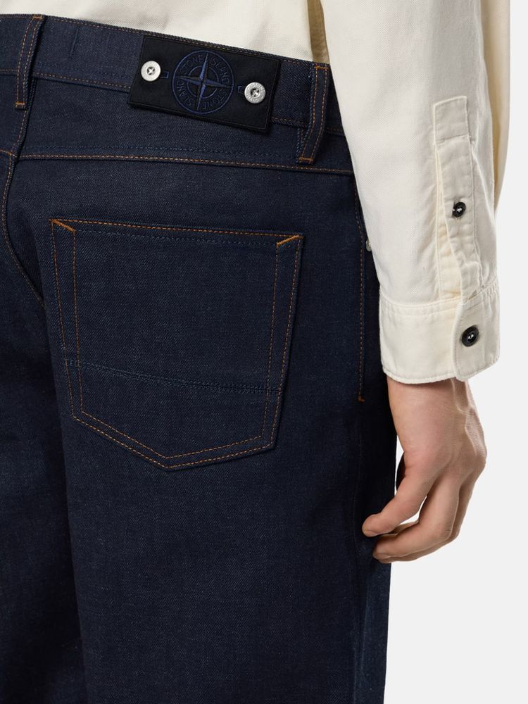 Stone Island E26 Jeans — Navy, view 3