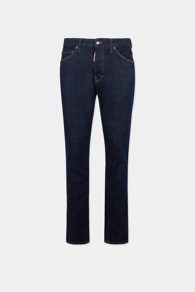 Dsquared2 Mid-Rise Straight-Leg Jeans — Navy by Dsquared2