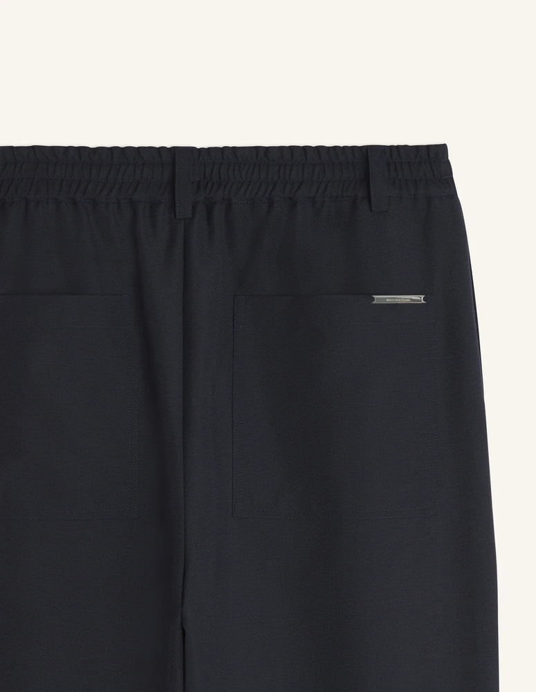 Maison Kitsune Mk E26 Trousers — Navy, view 3