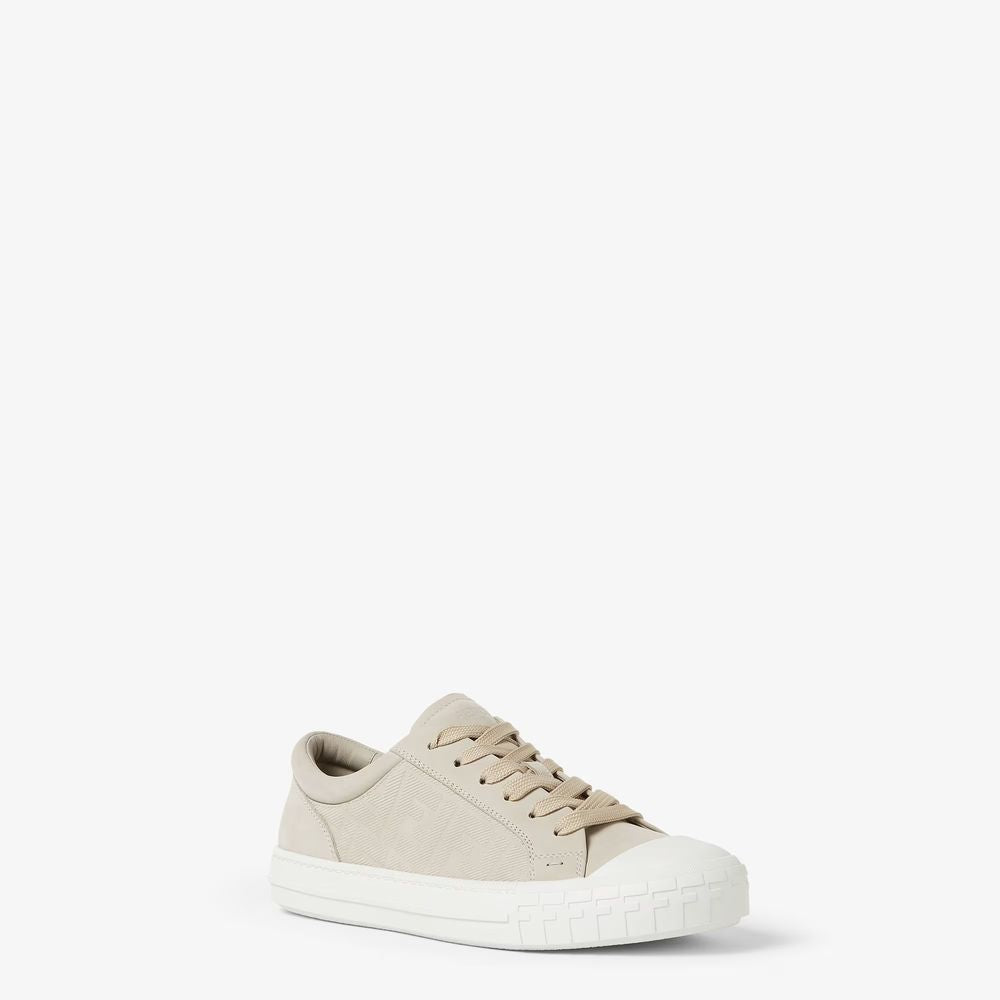 Fendi Basket E25 Sneaker — Beige, view 2