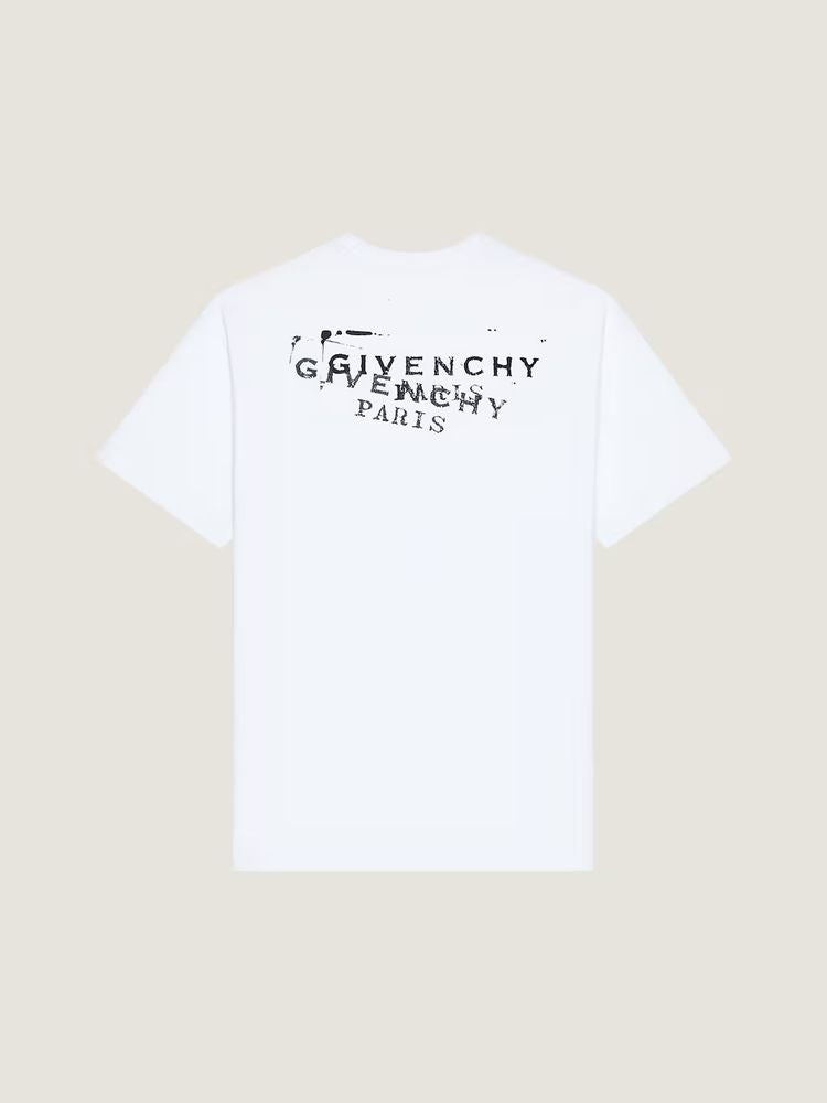 Givenchy Logo-Embroidered T-Shirt — White, view 2