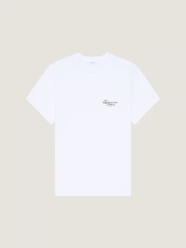 Givenchy Logo-Embroidered T-Shirt — White by Givenchy