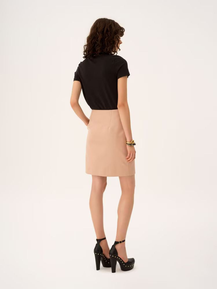 Chloé Flamingo-Embroidered T-Shirt — Black, view 2