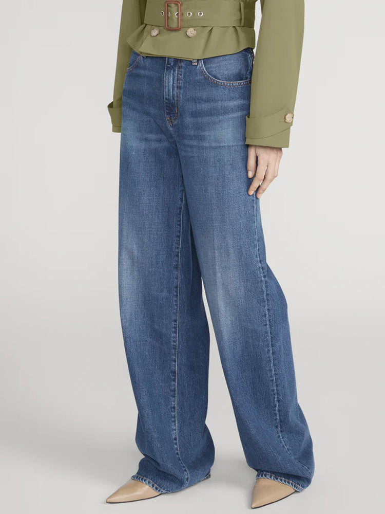 Frame E26 Jeans — Denim, view 4