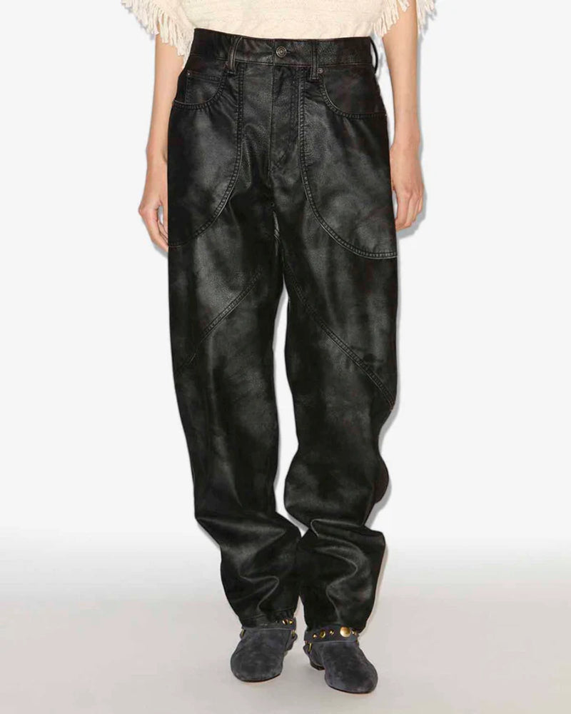 Marant Etoile Jeans — Black, view 2