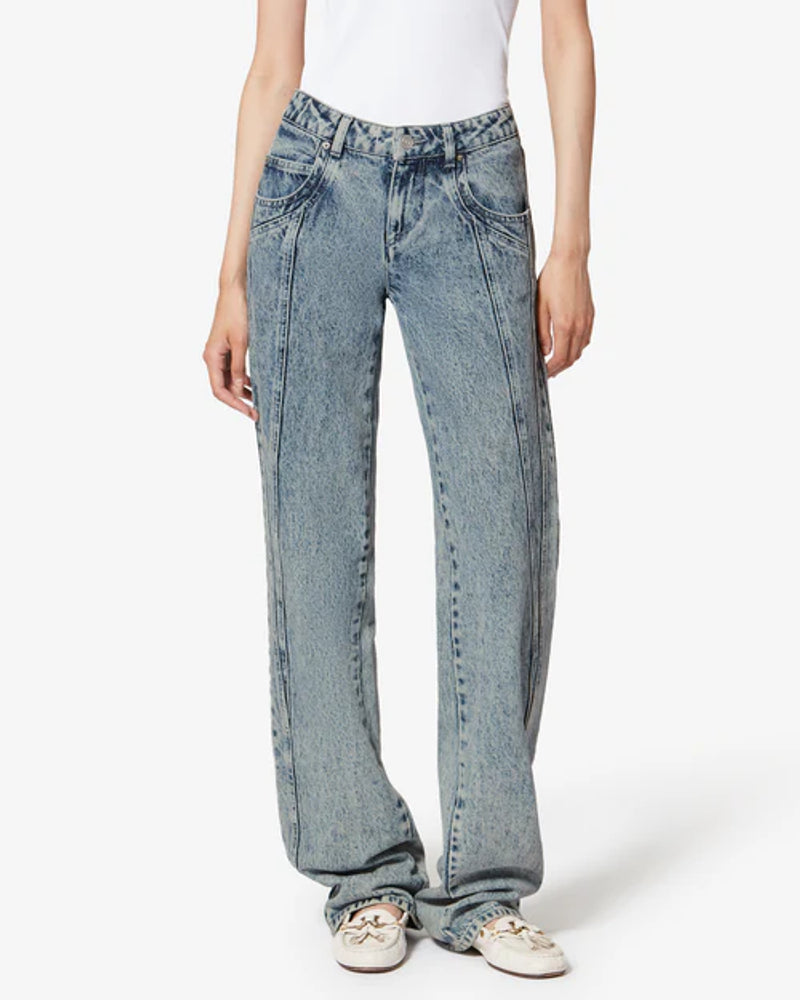 Marant Etoile Jeans — Blue, view 4