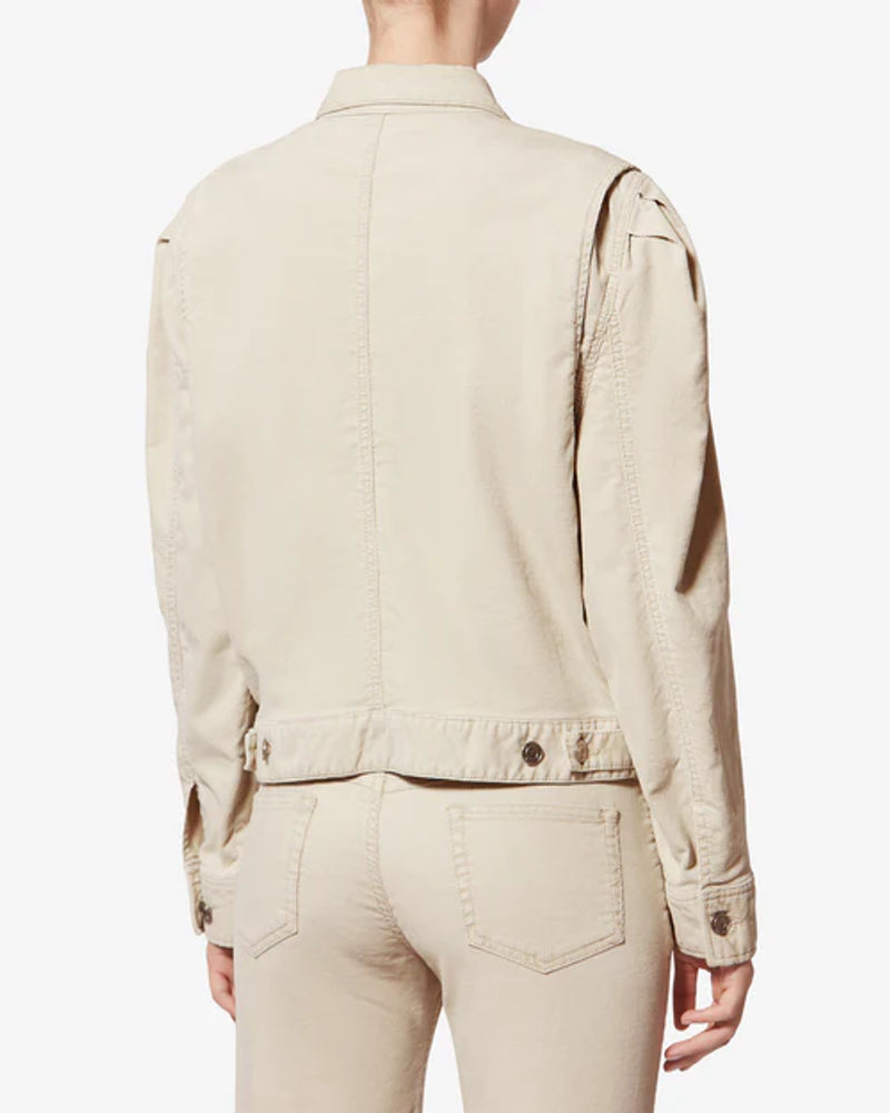 Marant Etoile Jacket — Ecru, view 5