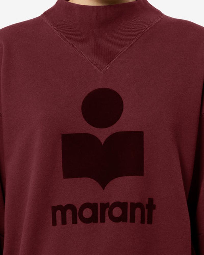 Marant Etoile Byby Sweatshirt — Bordeaux, view 2