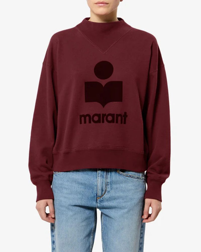 Marant Etoile Byby Sweatshirt — Bordeaux, view 3