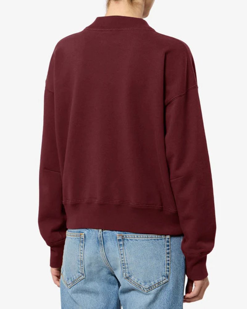 Marant Etoile Byby Sweatshirt — Bordeaux, view 4