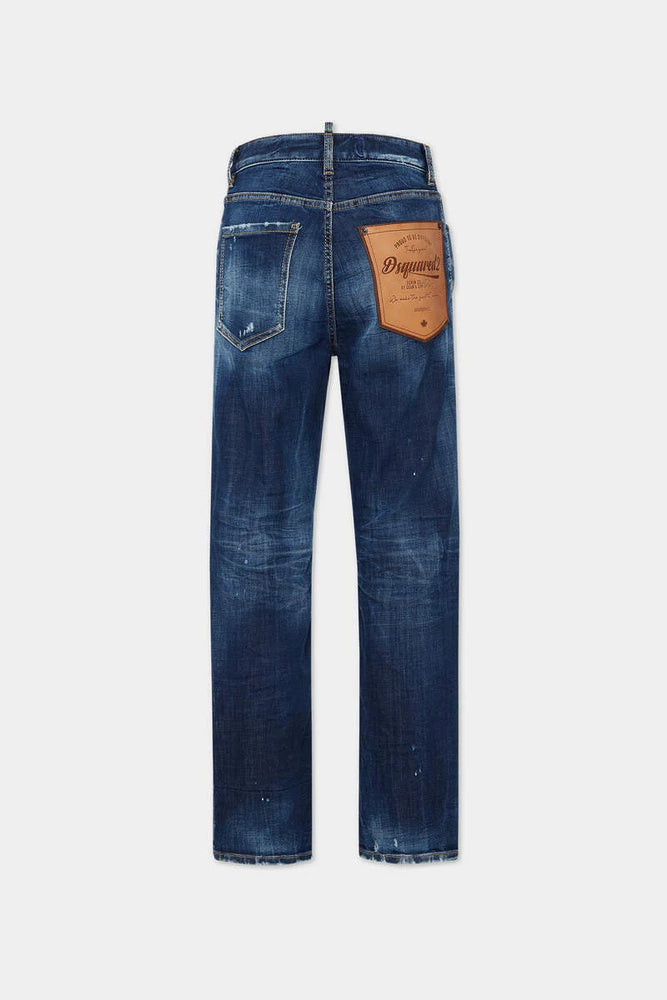 Dsquared2 Distressed Denim Jeans — Blue, view 2