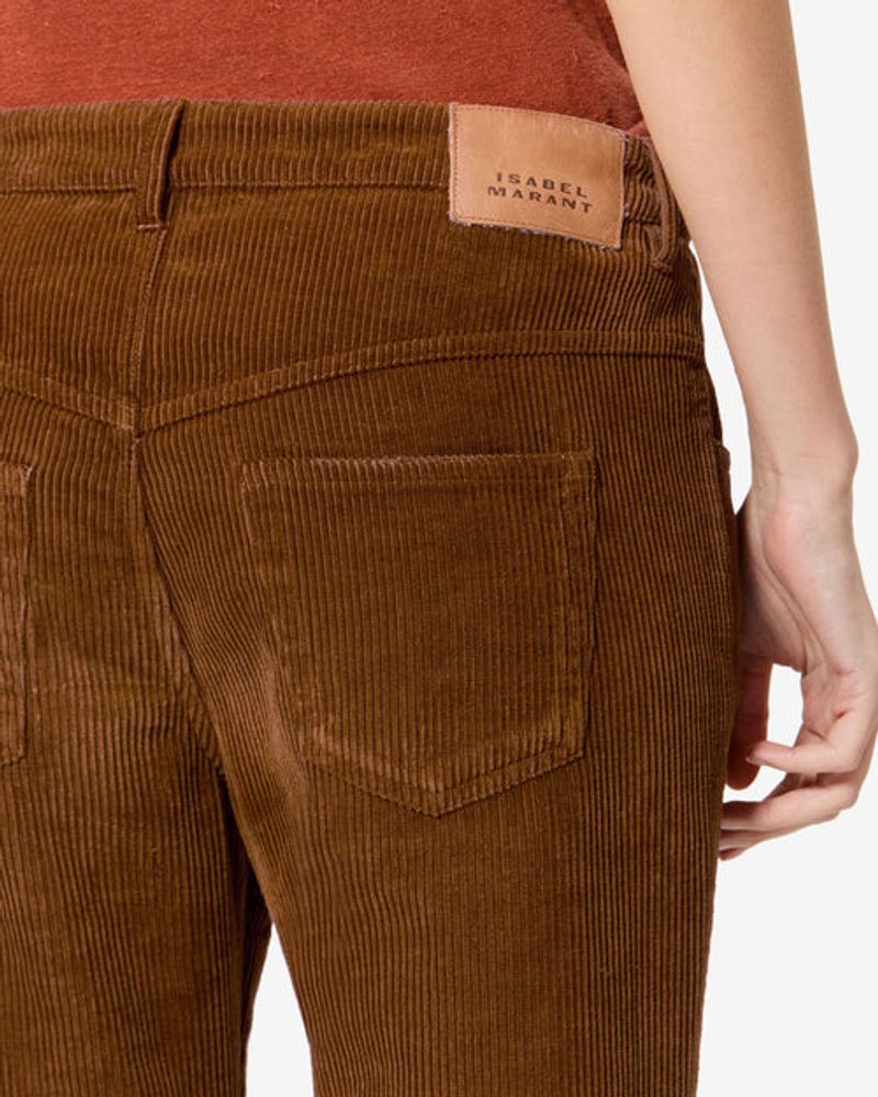 Marant Etoile H26 Star Trousers — Caramel, view 4