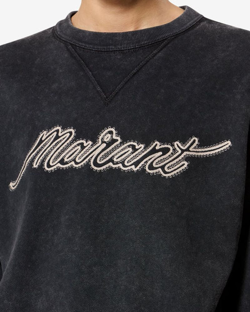 Marant Etoile Sweatshirt — Black, view 2